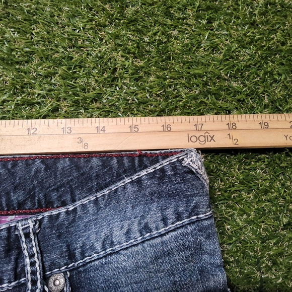 Maurices Blue Denim Women Shorts 11/12 4854 - Picture 6 of 8